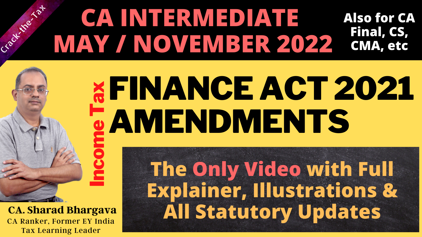 Finance Act 2021 Amendments (DT) for CA Inter May & Nov 2022
